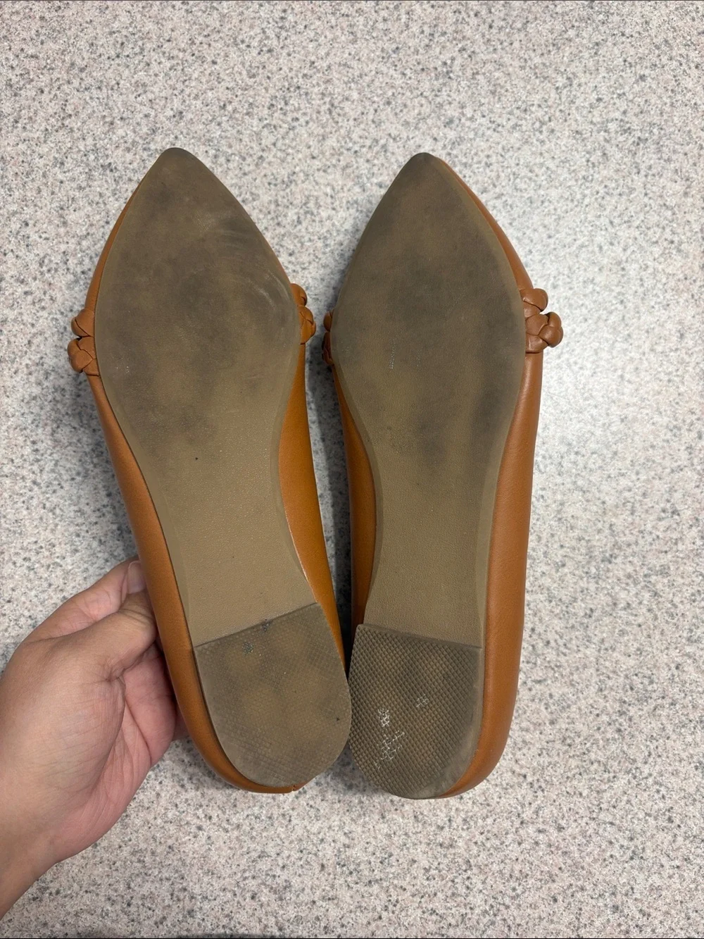 Report Braided-Trim Pointed Flats